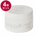 【単品4個セット】 ママバターWITH フェイス&ボディバター 保湿成分 深く潤い 乾燥 柔らかい マルチバーム バーム モイスチャー フェイス ボディ ママバター ウィズ【ポイント10倍】【送料無料】