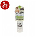 【単品3個セット】 For Back フォーバック 背中つるつる薬用ジェルミスト 100ml 背中ケア【ポイント10倍】【送料無料】