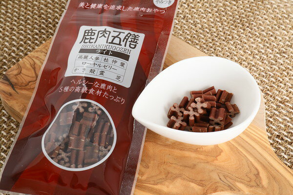リコメン堂の【3個セット】 オリエント商会 鹿肉五膳 ライト 50g【ポイント10倍】｜アングル2