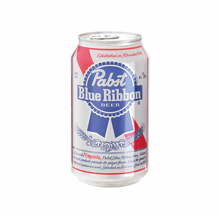 パブストブルーリボン 缶 1ケース(355ml×24本) ビール ラガー アメリカンラガー アメリカ Pabst Brewing Blue Ribbon 缶ビール すっきり ライト 軽い 飲みやすい まとめ買い まとめ売り【送料無料】