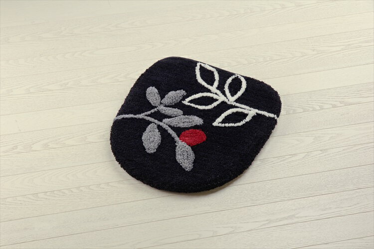 フタカバー暖房洗浄用 モノトーンリーフ(代引不可)【送料無料】