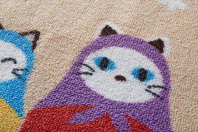 ロングトイレマット マトリョーシカ ねこ(代引不可)の紹介画像2
