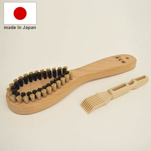 日本製 ブラシ 洋服ブラシ 毛並みも整えられる元祖毛玉取りブラシ【送料無料】