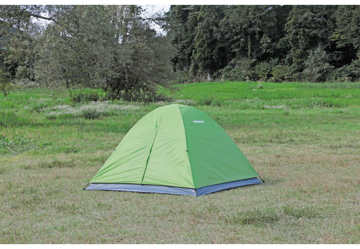 キャプテンスタッグ クレセント3人用ドーム グリーン UA-0049 テント 軽量 簡単 アウトドア キャンプ レジャー【送料無料】
