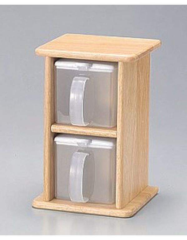 フレア 調味料 ストッカー 2個組 H-3036 パール金属 キッチン用品