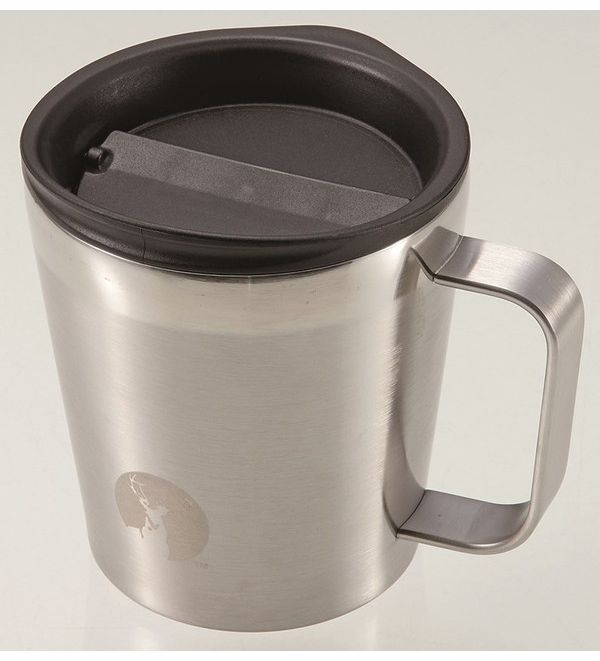 キャプテンスタッグ ヌードルインマグ450(シルバー)【送料無料】