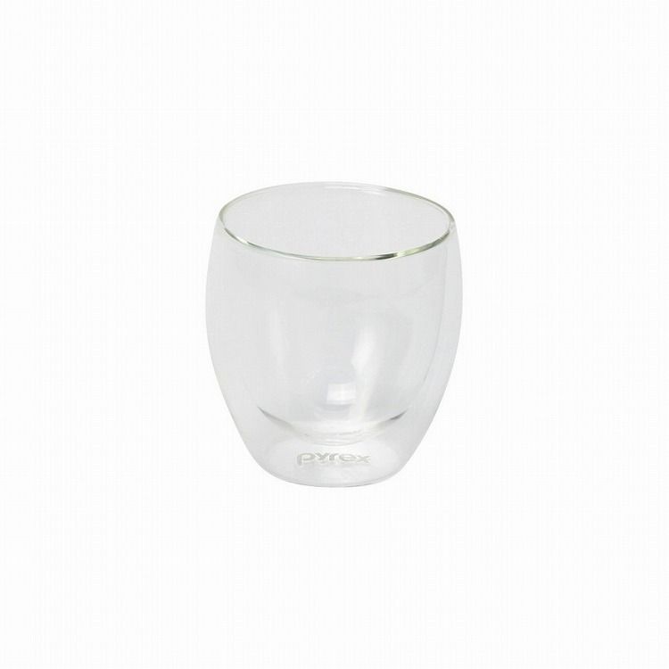 PYREX ダブルウォール グラス250ml 2pcs パール金属 キッチン用品 食器 グラス タンブラー 行楽 調理 家事 料理