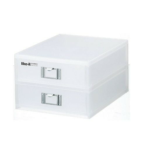 吉川国工業所 A4ファイルユニット2段 W(ホワイト) LM-52【送料無料】