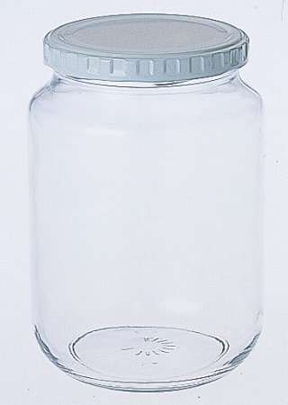 Glass Storage Containers - 【5個セット】ジャム瓶 1000 (ガラス瓶 保存容器)(代引不可)【送料無料】