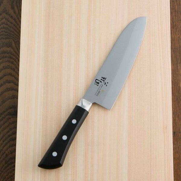 Ceramics - 貝印 三徳包丁 関孫六 茜 165mm AE2905 (代引不可)【送料無料】