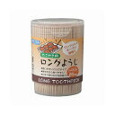 【5個セット】大和物産 ワンプッシュ容器入ロング楊枝 450本(代引不可)【送料無料】