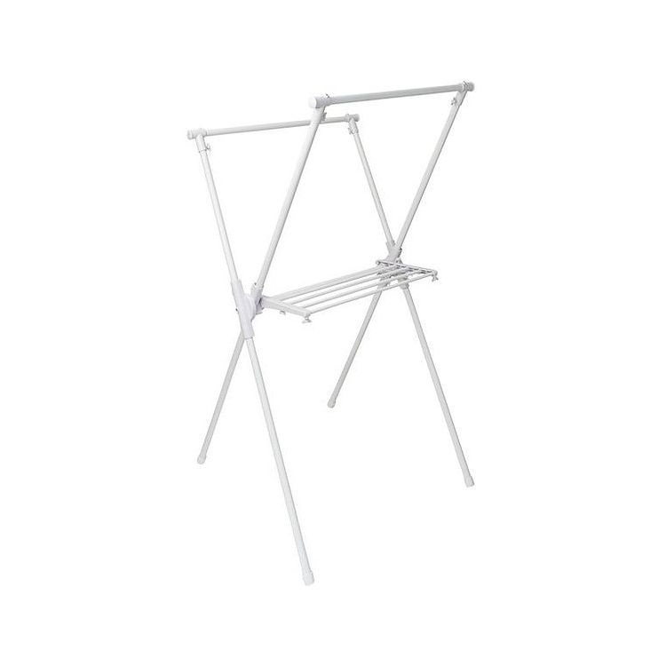 積水樹脂 セキスイ タオルバー付き ものほしスタンド ホワイト MH-80W 洗濯物干し 白 ランドリー スタンド 屋内 部屋干し おしゃれ コンパクト 折りたたみ タオルハンガー付(代引不可)【送料無料】