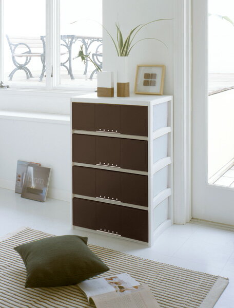 天馬 プロフィックス ルームケース L-6004 4段 PROFIX チェスト 収納 (代引不可)【送料無料】