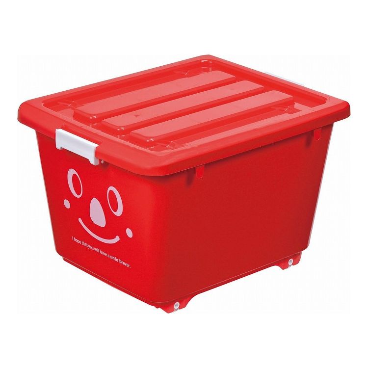 和泉化成 アニマルケース どうぶつ顔がかわいい、かたづけが楽しくなる収納ケース レッド(代引不可)【..