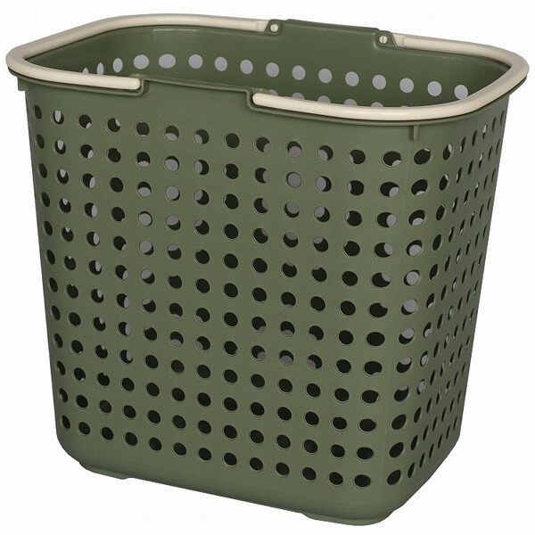 【3個セット】平和工業 ドットバスケット 深型 カーキ【送料無料】