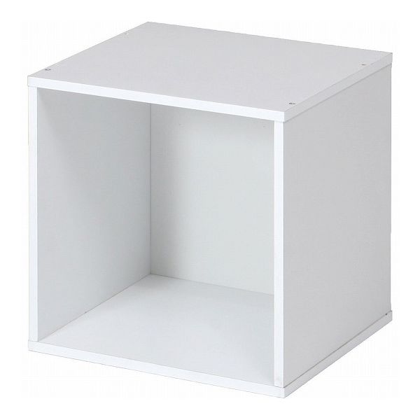 キューブボックス CUBE BOX オープン ホワイト ( 収納ボックス ディスプレイラック 棚 ) 自由な収納が楽しめるキューブボックス(代引不可)【送料無料】