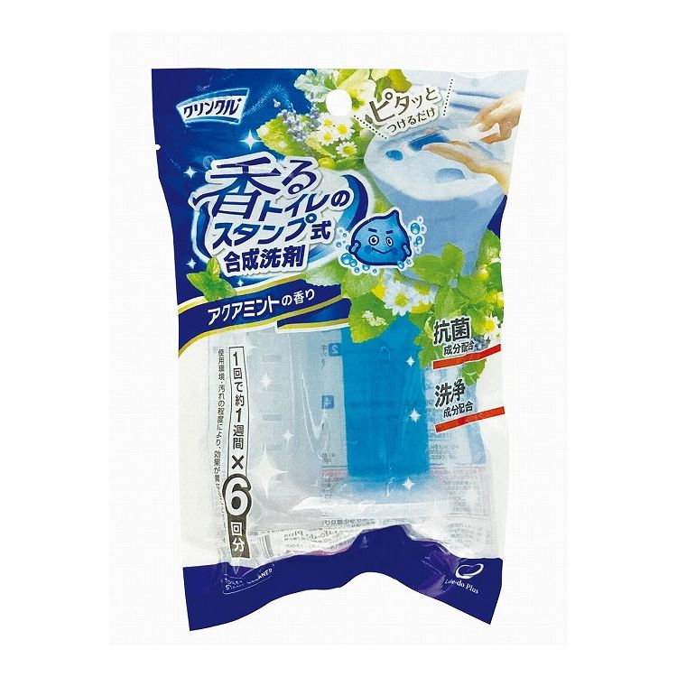 【10個セット】 Life-do(ライフ堂) クリンクル 香るトイレのスタンプ式合成洗剤 40g(6回分)【送料無料】