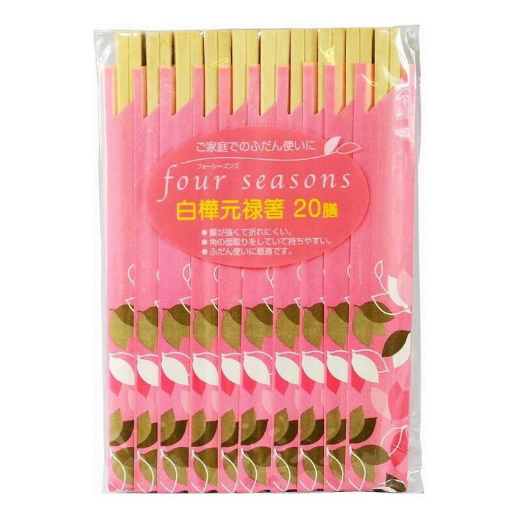 腰が強くて折れにくい。角の面取りをしていて持ちやすい。本製品には薬品等は一切使用しておりません。サイズ（約）長さ20.5×厚さ0.4mm材質:本体/白樺材　箸袋/紙重量（約）90g【代引きについて】こちらの商品は、代引きでの出荷は受け付けておりません。【送料について】北海道、東北、九州は送料を頂きます。【配送について】沖縄、離島は配送できません。予めご了承ください。