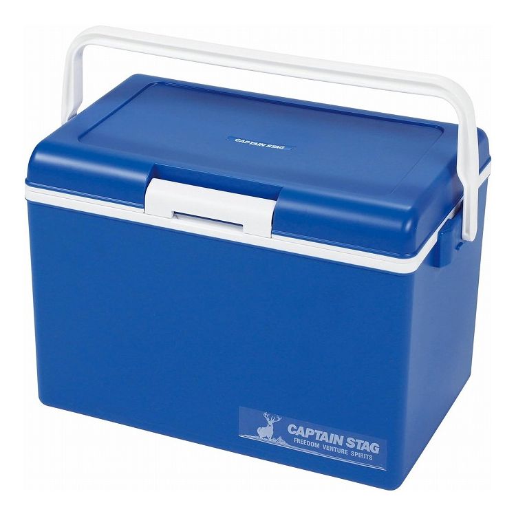 ハードケースのクーラーボックス。フタがフラットになっているので、簡易テーブルとして使用可能。ショルダーベルト付き。フタはワンプッシュでロック解除。フタが外せるからお手入れ時便利。サイズ（約）幅48×奥行30×高さ32cm材質:本体.フタ.ハンドル.バックル.ベルト/ポリプロピレン　フタパッキン/発泡ポリエチレン　断熱材/発泡スチロール重量(約)2.2kg容量(約)22L耐熱温度:80度 耐冷温度:-10度保冷効力:11.5度以下（JIS）【送料について】北海道、東北、九州は送料を頂きます。【配送について】沖縄、離島は配送できません。予めご了承ください。CAPTAIN STAG アプリールトートクーラーバッグ グロウ・ライトグリーンバッグインミニチェア グロウ・ライトグリーンCAPTAIN STAG シエロ クーラーボックス容量6.8L容量12L容量22L容量33L