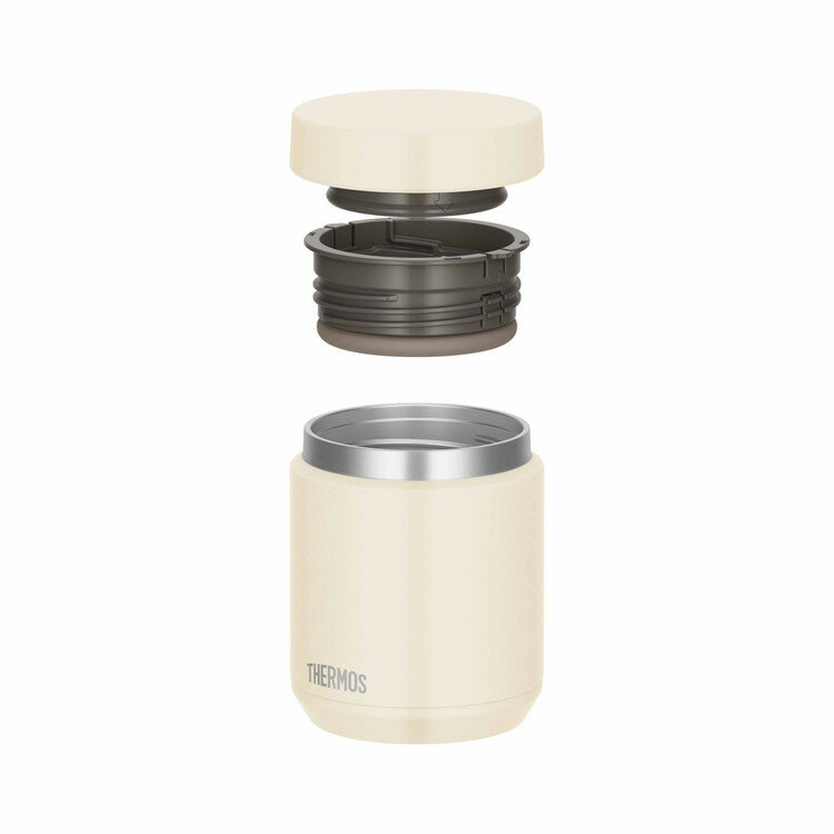 サーモス 真空断熱 スープジャー 400ml アイボリー JED-400 THERMOS 保温 弁当 ス...