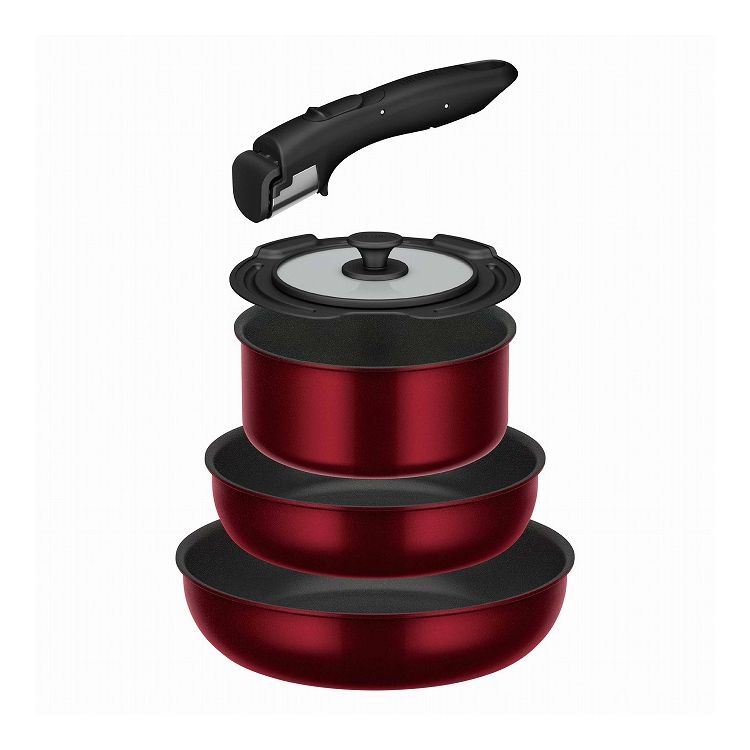 サーモス 取っ手のとれる フライパン 5点セット KSD-5A THERMOS 取っ手が取れる 鍋 フライパンセット(代引不可)【送料無料】