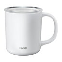 HARIO セラミックコーティング 真空二重保温マグ 350ml CMG-350-W マグカップ 保温 保冷 セラミックコート 真空断熱マグカップ【送料無料】
