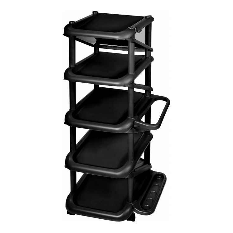 吉川国工業所 シューズラック エタージ 9段 ブラック 158105靴9足が収納できるスリムなシューズラック(代引不可)【送料無料】