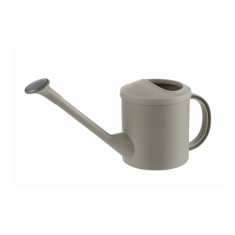 リッチェル ミニじょうろN 1.5L グレー 1-70330シンプル ベランダ菜園 家庭菜園 ガーデニング 無地 水やり(代引不可)【送料無料】