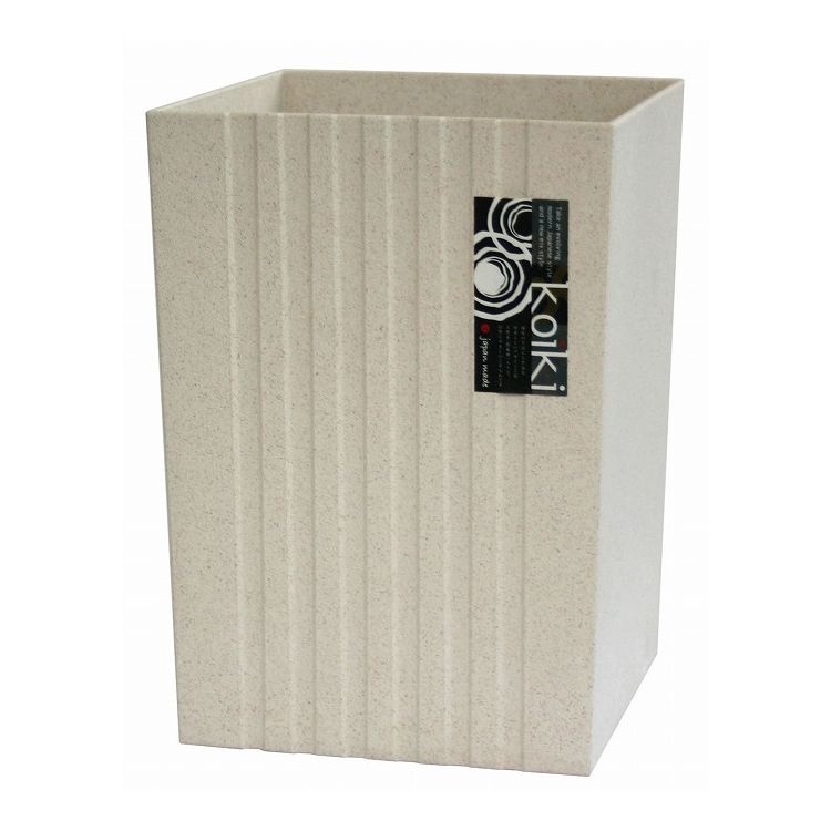 八幡化成 way-be koiki modern(コイキ モダン) 角型 小 4.5L ホワイト 223658くずかご 四角 くず入れ ..