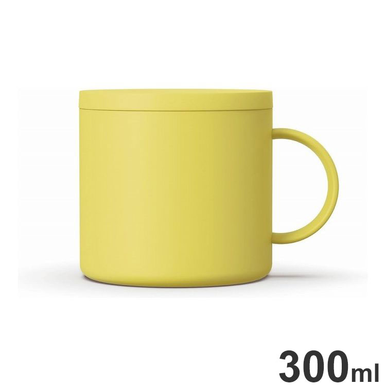 アスベル 保温 マグカップ F300 ペールイエロー(代引不可)【送料無料】