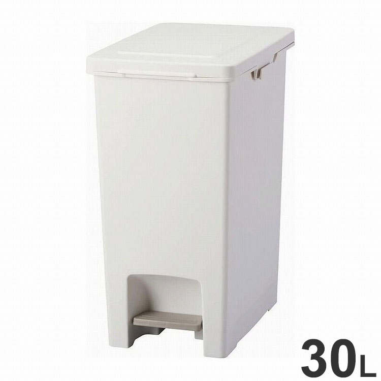 For Separated Refuse - アスベル エバン EBAN ペダル スリム 30L ホワイト(代引不可)【送料無料】