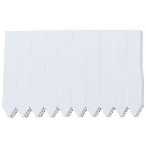 アークランドサカモト 自然 園芸 カットラベル 10枚連結×10シート 白 9.0cm