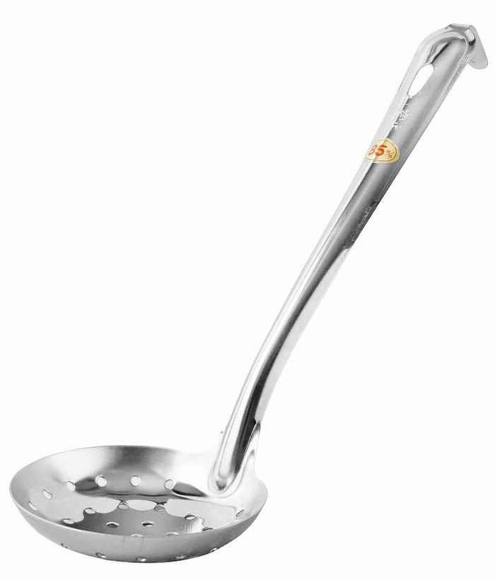 【商品詳細】全長：約265mm穴あき外径：85mm柄長：約200mm重量：約70gカギ付きステンレススチール【送料について】北海道、沖縄、離島は送料を頂きます。