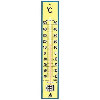 シンワ測定 温度計 木製 45cm 75919