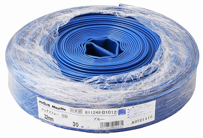 【商品詳細】農業・工業・土木・建築などの送・排水用ホース柔軟で折りたたみができる内径：32mm長さ：30m許容圧力（23度時）：0．7MPa使用温度範囲：0〜35度PVC製日本製【送料について】北海道、沖縄、離島は送料を頂きます。