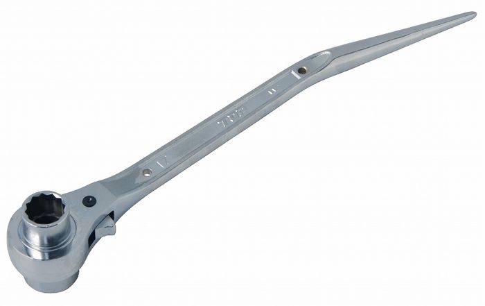 トップ工業 TOP(トップ) 総磨き鳶仕様ラチェットレンチ(竜也モデル) RM-17X21N-BT-SV【送料無料】(4.0)