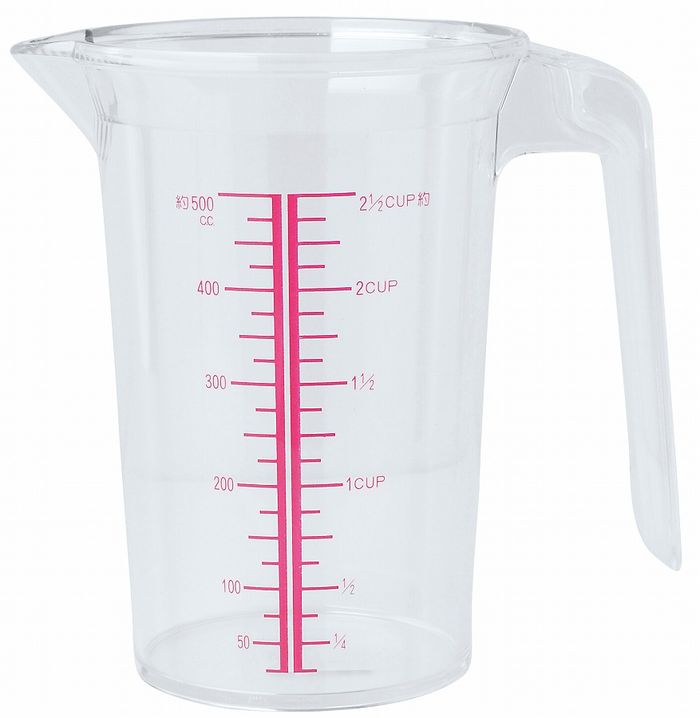 Measuring Cups - 本間冬治工業 弁慶 ポリカーボネイト 計量カップ 500cc