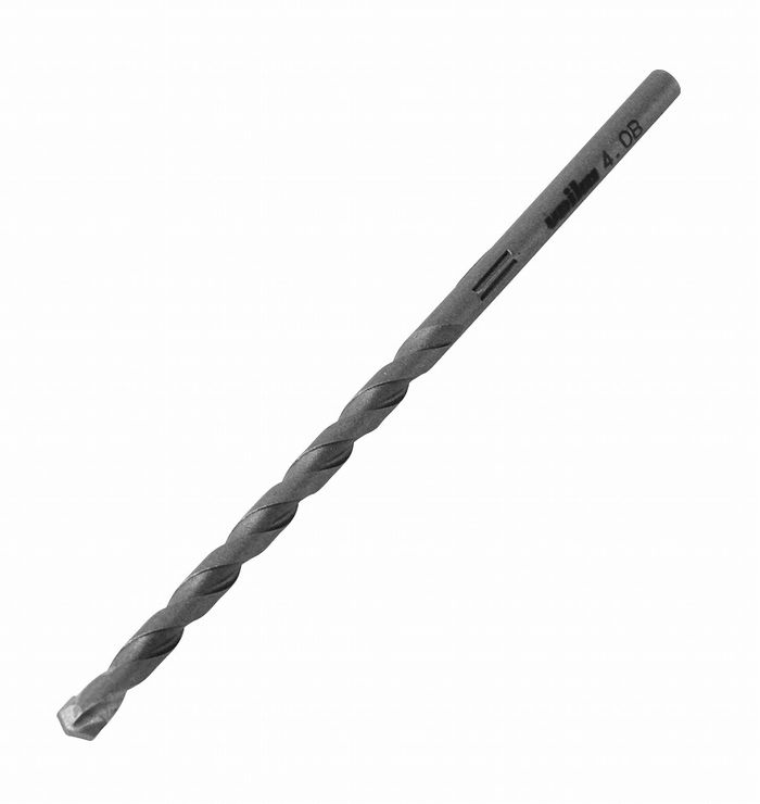 【商品詳細】コンクリート用（ブロック・モルタル・大理石）刃先径：4．0mm有効長：50mm全長：85mmBNタイプ・ストレートシャンク振動用ドリル用スリップ止付注意：使用する電気ドリルは、ドリルビットの指定のものを使用してください。ドリルビットの着脱は、始動スイッチの切れていることを確認し、さらにコンセントを抜いてから行ってください。電機ドリルのチャック部の底部まで完全に差し込み、ドリルビットが振れたり、抜け落ちたりしないようにしっかりと締め付けてください。対象物に対して直角に穴あけしてください。【送料について】北海道、沖縄、離島は送料を頂きます。