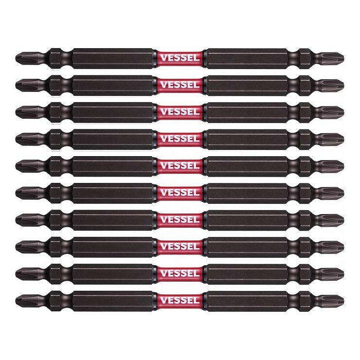 ベッセル(VESSEL) サキスボスリムトーションビット 10本組 2×110mm No.SDT10P2110F