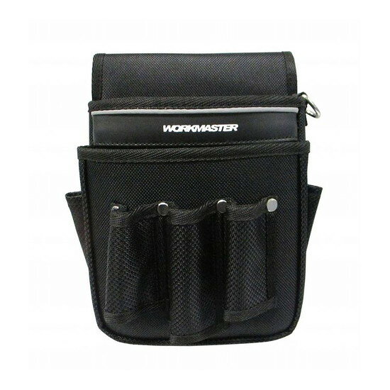 【商品詳細】腰ベルト通し部分でも固定できるM型バックサイドを採用してます。1,680デニール生地です。夜間作業に安心なリフレクトラインです。差し付き部分にリベットを打ち、一番壊れやすい箇所を補強しました。用途：工具や備品などの収納の際に内側ポケット(約)：200×160×60mm外側ポケット(約)：160×160×20mm両側ポケット(約)：80×40×30mm深さ(約)：200mm(内側)、160mm(外側)、160mm(両側)1,680デニール生地約50mm幅ベルトまで対応D環1箇所ありリフレクトラインリベット補強材質本体：ポリエステル　金具：スチール中国製【送料について】北海道、沖縄、離島は送料を頂きます。