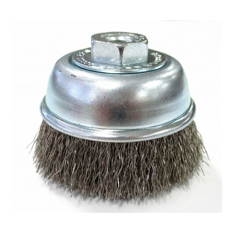 ジスク用カップブラシ ステンレス線 直径75mm