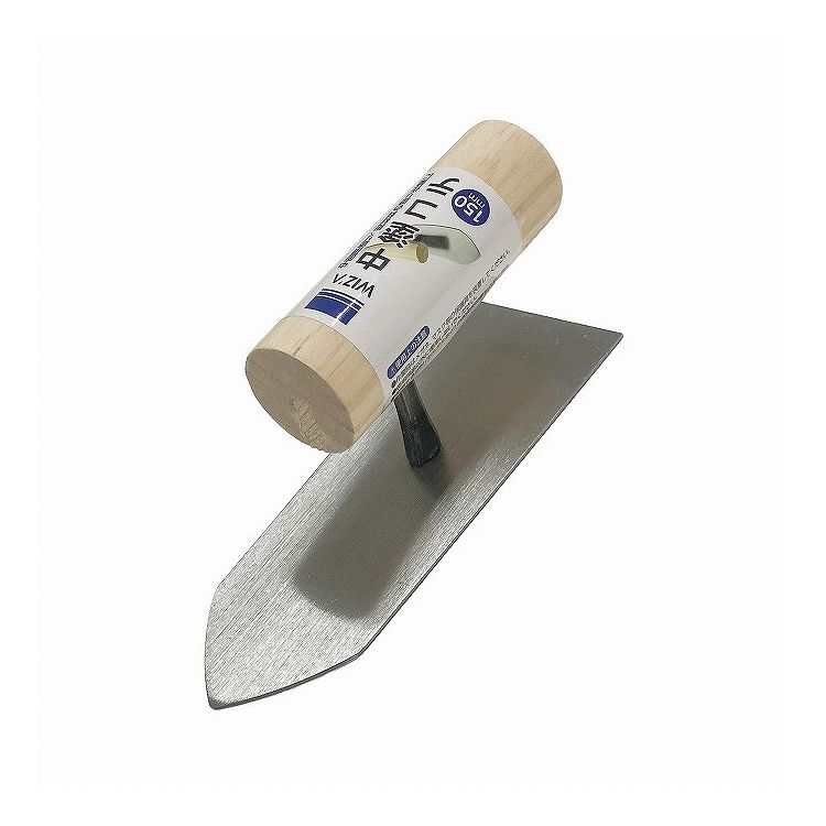 【商品概要】●中塗りや荒仕上げの際にご利用いただく中塗コテです。滑りにくく平滑に塗りやすいです。【商品詳細】●用途：中塗りや荒仕上げの際に●サイズ(約)：D155×W55×H62mm●重量(約)：137g●コテ板厚(約)：1.2mm●材質：(コテ板)スチール/(柄)：木●コテ板：スチール/柄：木【注意事項】●作業時はメガネ、マスクなどの保護具を装着してください。●使用用途以外に使用しないでください。●使用する材料(モルタルなど)の取扱説明書を必ずお読みください。【送料について】北海道、沖縄、離島は送料を頂きます。