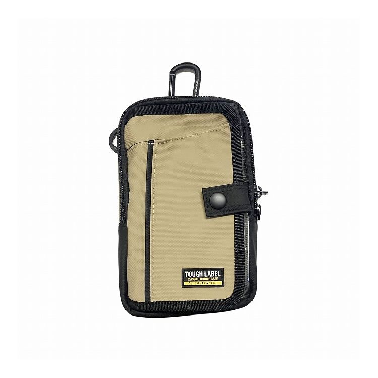 冒険倶楽部 タフレーベル 撥水ポーチ カラビナ付 FT-15