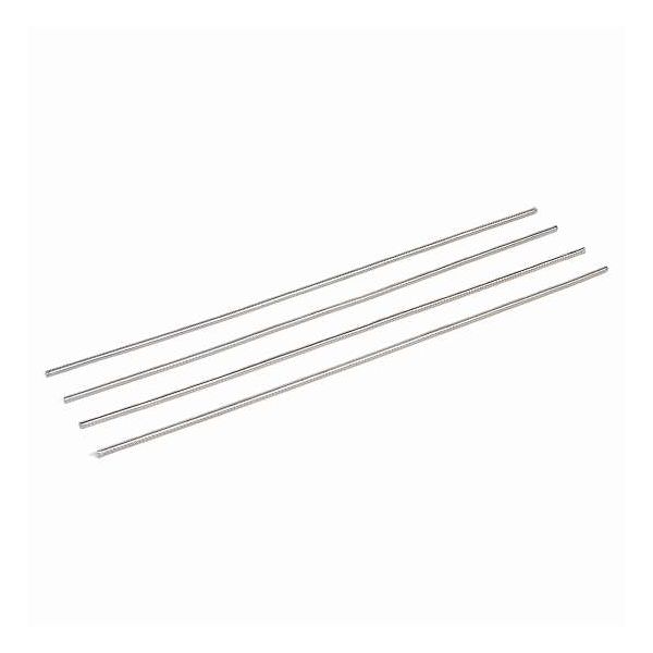 商品説明●スズ、鉛●シルバー●用途：ステンレス・すず・銅板のはんだ付けや、小型はんだ槽の液面調整に●入数：4本●サイズ（約）：φ3×250mm（1本あたり）●重量（約）：14.8g（1本あたり）●組成：スズ63%、鉛37%●フラックスの有無...