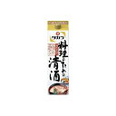 宝酒造(株) 宝酒造 本料理 料理のための清酒 パック 1.8L x1(代引不可)