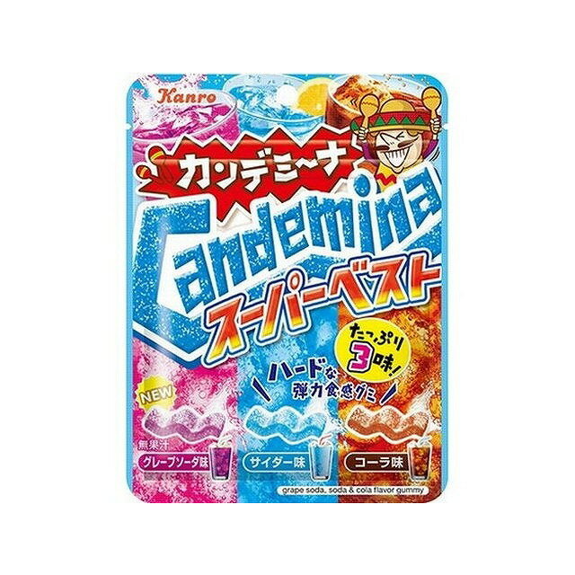 【6個セット】 カンロ カンデミーナグミ スーパーベスト 72g x6 まとめ買い まとめ売り お徳用 大容量 セット販売(代引不可)【ポイント10倍】