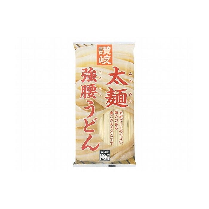 【20個セット】 さぬきシセイ 讃岐 太麺強腰うどん 600g x20コ(代引不可)【送料無料】