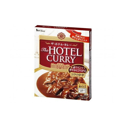 【10個セット】 ハウス ザ・ホテル・カレー コクの中辛 180g x10コ(代引不可)【送料無料】 【10個セット】 ハウス ザ・ホテル・カレー コクの中辛 180g x10コ(代引不可)【送料無料】