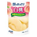 すっきりとした甘さのやわらかい食感の追熟した白桃です。そのままでも、ヨーグルトと合わせてもお楽しみいただけます。甘みを抑えたシラップ(エクストラライト)でフルーツ本来のおいしさを引き立てます。ビタミンCを100mg配合しています。使いやすく保存に便利なパウチ入りです。■内容量：180g×6個■商品区分：加工食品■原材料(アレルギー表記含む)白もも（中国）、ぶどう糖果糖液糖、もも濃縮果汁／ビタミンC、甘味料（ステビア）、クエン酸、香料■保存方法：常温で保存■生産国・加工国：日本■賞味期限：別途パッケージ記載■メーカー名：はごろもフーズ※メーカーの都合により予告なくパッケージが変更となる場合がございます。予めご了承ください。【代引きについて】こちらの商品は、代引きでの出荷は受け付けておりません。【送料について】沖縄、離島は送料を頂きます。