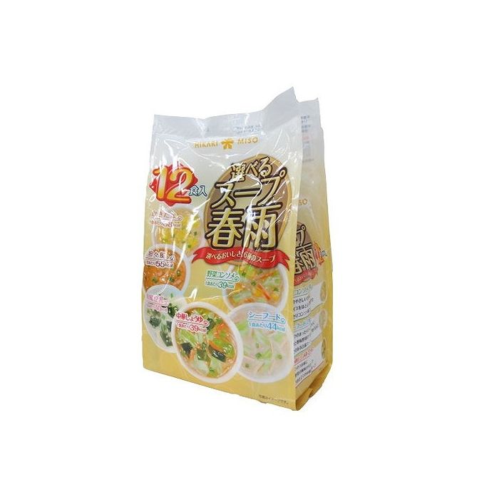 【8個セット】 ひかり味噌 選べるスープ春雨 12食 x8 まとめ売り セット販売 お徳用 おまとめ品(代引不可)【送料無料】